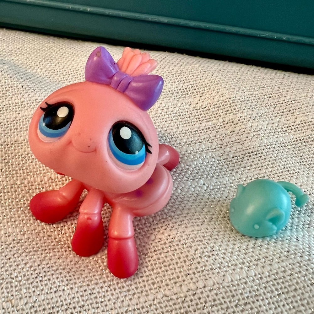 Littlest Pet Shop #258 Spider and Mouse LPS Authentic 2006